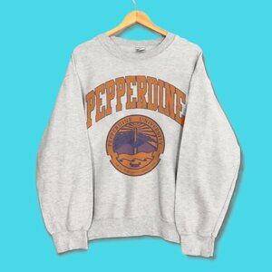 Pepperdine University Pepperdine University sweatshirt shirt grey Throwback